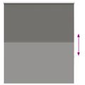 vidaXL roleta Blackout sivá 130x150 cm Šírka látky 126,6cm Polyester
