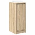 vidaXL Botník dub sonoma 29,5x34x76 cm kompozitné drevo