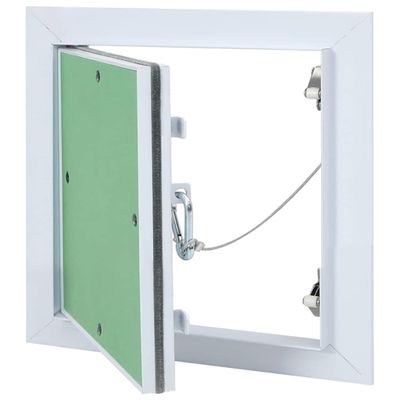 vidaXL Access Panel Zelená a strieborná 30 x 30 cm