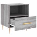 vidaXL Nočné stolíky 2 ks sivé sonoma 40x35x47,5 cm kompozitné drevo