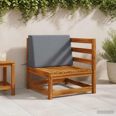 vidaXL Podložka na operadlo SOEST 100% polyester Modrá 60 x 20 x 40 cm