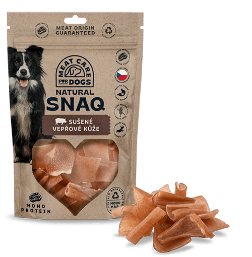 DOG SNAQ 99198 doplnkové krmivo pre psy - sušená bravčová koža 100G