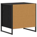 vidaXL Nočný stolík 2 ks Čierny dub 50 x 39,5 x 50 cm Kompozitné drevo