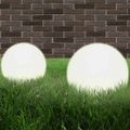 vidaXL LED lampy v tvare gule 4 ks 25 cm PMMA