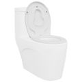 vidaXL WC sedadlo Biela 47 x 37 x 4 cm Duroplast