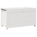 vidaXL Úložný box biely 80x40x45,5 cm masívna borovica