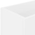 vidaXL Stojan na slnečník Biela 40 x 20 x 55,5 cm Kompozitné drevo