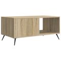 vidaXL Konferenčný stolík Dub sonoma 90 x 50 x 40 cm Kompozitné drevo
