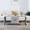 vidaXL Konferenčný stolík sivý sonoma 102x50x40cm kompozitné drevo