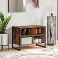 vidaXL Skriňa na topánky 60 x 35 x 44 cm Kompozitné drevo Dymová dub