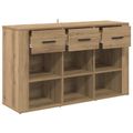 vidaXL Servírovacia skriňa Remeselný dub 100 x 30 x 59,5 cm