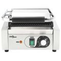 vidaXL Drážkovaný panini gril z pozinkovanej ocele 1800 W 31x30,5x20cm