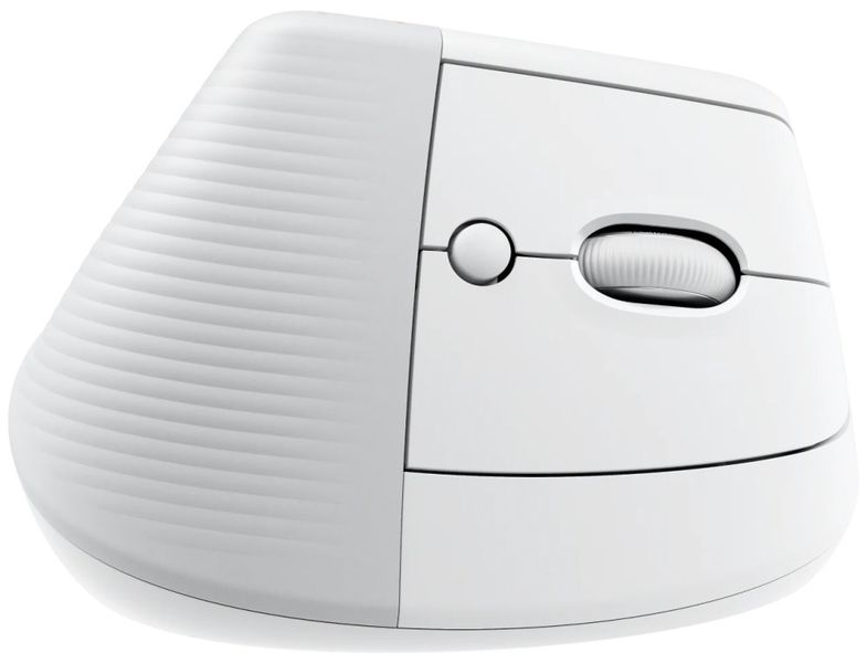 Logitech Lift Vertikálna ergonomická myš - Biela   Vertikálna myš, optická, 6 tlačidiel, bezdrôtová, Bluetooth Myš, vertikálna, bezdrôtová, optická, 4000dpi, 6 tlacítko, Bluetooth, prijímač USB, biela