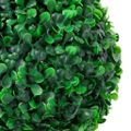 vidaXL Umelý krušpán v tvare gule s kvetináčom zelený 90 cm