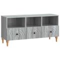 vidaXL TV skrinka Sivá Sonoma 102 x 34,5 x 50 cm Konštruované drevo
