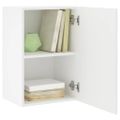 vidaXL TV nástenné skrinky 2 ks biele 40,5x30x60 cm kompozitné drevo