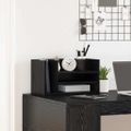 vidaXL Organizér na pult Čierny dub 44,5 x 24 x 25 cm Kompozitné drevo