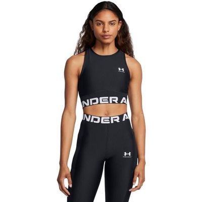 Dámsky top HeatGear Rib Tank Black - Under Armour