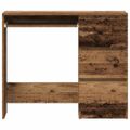 vidaXL Stôl Old Wood 90x45x76 cm Engineered Wood