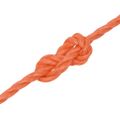 vidaXL Pracovné lano oranžové 8 mm 25 m polypropylén