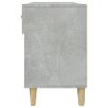 vidaXL Botník betónovo sivý 102x35x55 cm spracované drevo