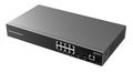 Grandstream GWN7801P L2+ Manažovaný sieťový PoE prepínač  8 portov / 2 SFP
