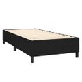 VidaXL Posteľný rám s boxspringom Čierna 90x200cm Látka