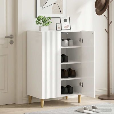 vidaXL Skriňa na topánky ARNHEM 59,5 x 39,5 x 90 cm Kompozitné drevo