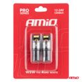 LED žiarovky CANBUS PRO T10 W5W 4x2016 SMD biele 12V 24V AMiO-03577