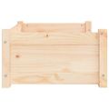 vidaXL Pelech pre psa 65,5x50,5x28 cm masívne borovicové drevo