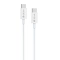 Kábel Devia Smart EC042 PD USB-C – USB-C 60W 3A biely