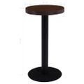 vidaXL Bistro stolík tmavohnedý 40 cm MDF
