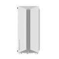 Počítačová skriňa Darkflash DK151 LED s 3 ventilátormi (biela)