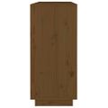 vidaXL Komoda medovo-hnedá 110x34x75 cm borovicový masív