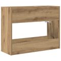 vidaXL Stojan na slnečník s úložiskom Remeselný dub 65 x 24 x 50 cm