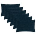 vidaXL Poťah na podložku 6 ks HOUTEN Námornícka modrá 50 x 80 cm