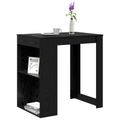vidaXL Barový stôl 102 x 70 x 103,5 cm Kompozitné drevo Čierny dub