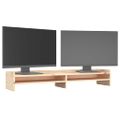 vidaXL Stojan na monitor 100x24x16 cm masívna borovica