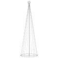 vidaXL Vianočný stromček, kužeľ, 752 LED, teplé biele svetlo 160x500cm