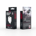 Maxlife MXTC-13-20AC PD QC charger 1x USB-C 1x USB 20W white