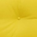 vidaXL Poduška na chrbát Svetložltá 120 x 24 x 50 cm látka