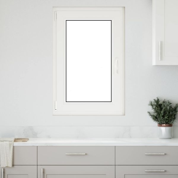 vidaXL Podkrovné okno RISOR 60 x 80 cm PVC a sklo Biela