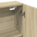 vidaXL Zrkadlová skrinka dub sonoma 64,5x20x66,5 cm, kompozitné drevo
