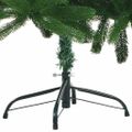 vidaXL Vianočný stromček s 300 LED-i so stojanom Zelená 180 cm PE
