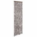 vidaXL Záves proti hmyzu, hnedý a biely 56x185 cm, ženilka