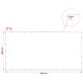 vidaXL Plachta s očkami Zelená 3 x 6 m 140 gsm PE