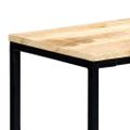 vidaXL Konzolový stolík 140x35x76 cm surové masívne mangovníkové drevo