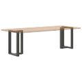 vidaXL Nohy k jedálenskému stolu v tvare T, 2 ks, antracitové, 60x35x(72-73) cm, oceľ