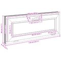 vidaXL Podkrovné okno RISOR 110 x 40 cm PVC a sklo