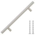 vidaXL Rukoväte na skrinku 10 ks strieborná rozstup otvorov 160 mm celková dĺžka 224 mm nehrdzavejúca oceľ